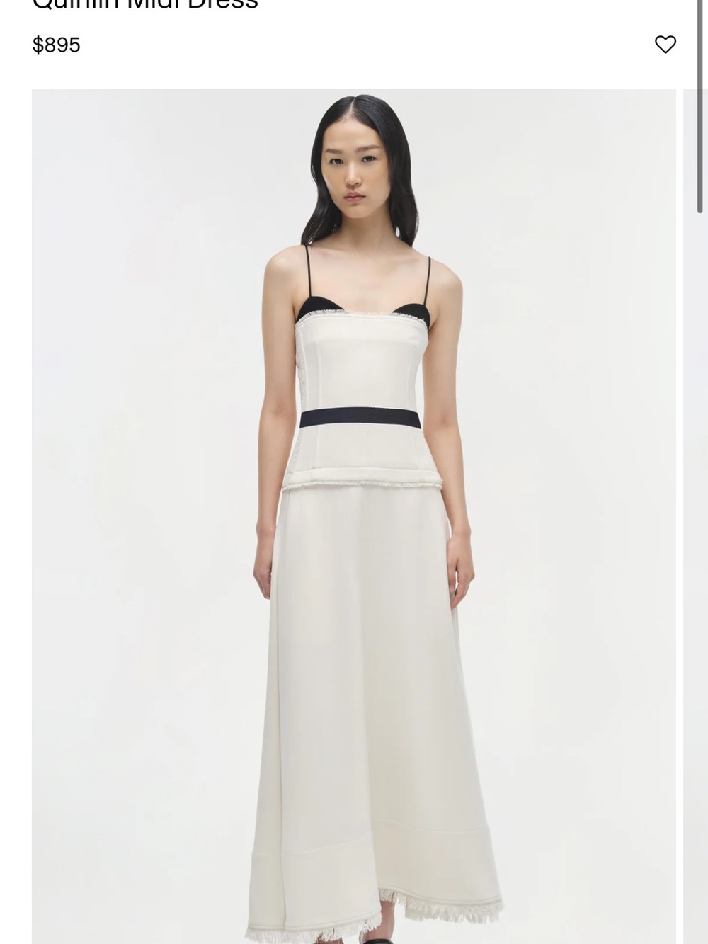 Simkhai Maxi Dress with Black Trim
